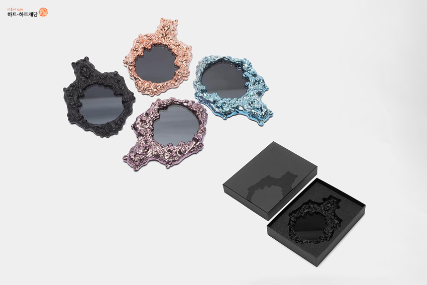 달빛왕관거울사진